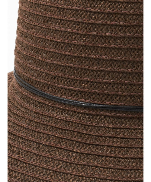 collex（コレックス）の「【紫外線対策】ペーパーつば広ハット（ハット・レディース・ベージュ/ブラウン・フリー）」の17枚目の写真