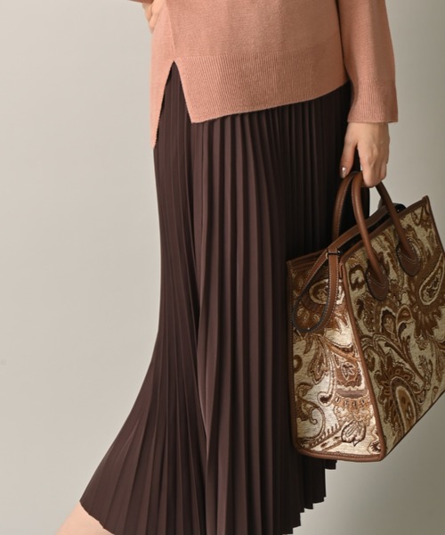 INTERPLANET(インタープラネット)の「リバーシブル配色タフタスカート(スカート・レディース・サックスブルー/ネイビー/カーキ・FREE)」の21枚目の写真