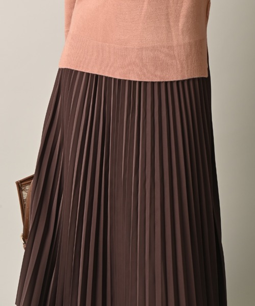 INTERPLANET(インタープラネット)の「リバーシブル配色タフタスカート(スカート・レディース・サックスブルー/ネイビー/カーキ・FREE)」の22枚目の写真