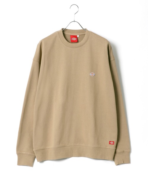 Dickies(ディッキーズ)の「Dickies/ディッキーズ ビッグシルエット ワンポイント ミニワッペン ロゴスウェット トレーナー(スウェット・メンズ・ホワイト/ブラック/ダークグリーン/ベージュ/ネイビー/ブラウン/グリーン/サックスブルー・M/L/XL)」の12枚目の写真