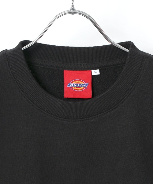 Dickies(ディッキーズ)の「Dickies/ディッキーズ ビッグシルエット ワンポイント ミニワッペン ロゴスウェット トレーナー(スウェット・メンズ・ホワイト/ブラック/ダークグリーン/ベージュ/ネイビー/ブラウン/グリーン/サックスブルー・M/L/XL)」の15枚目の写真
