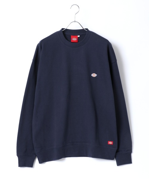 Dickies(ディッキーズ)の「Dickies/ディッキーズ ビッグシルエット ワンポイント ミニワッペン ロゴスウェット トレーナー(スウェット・メンズ・ホワイト/ブラック/ダークグリーン/ベージュ/ネイビー/ブラウン/グリーン/サックスブルー・M/L/XL)」の14枚目の写真