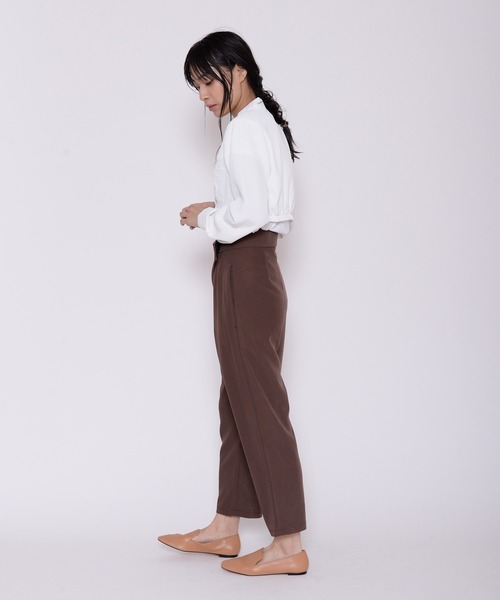 ECRIRE(エクリール)の「ラップベルトパンツ(その他パンツ・レディース・ダークブラウン・フリー)」の9枚目の写真