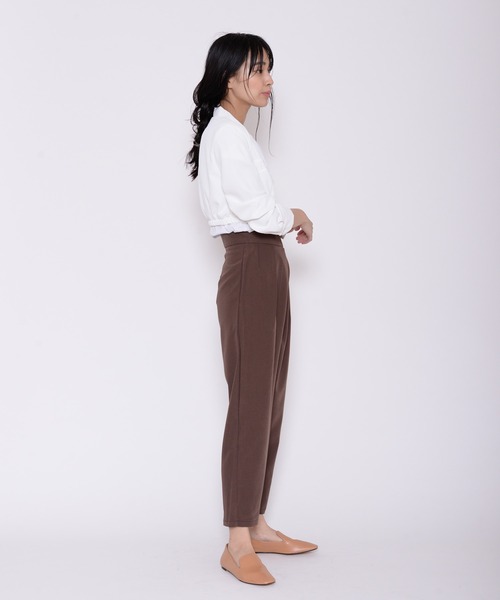 ECRIRE(エクリール)の「ラップベルトパンツ(その他パンツ・レディース・ダークブラウン・フリー)」の10枚目の写真