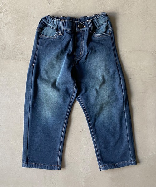 OMNES Another Edition（オムネス アナザーエディション）の「【キッズ】裏起毛ボンディングパンツ（その他パンツ・キッズ・カーキ/ワンウォッシュ/ブルー系その他2/ブラック/ベージュ/ブルー系その他・110cm/100cm/120cm/130cm）」の4枚目の写真