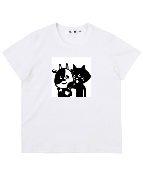 あけおめ Tシャツ カットソー トップス にゃー ニャー のファッション にゃーはたびがすきt
