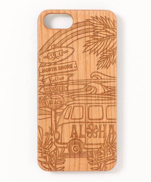 Kahiko（カヒコ）の「【Kahiko】iPhoneSE/8/7兼用アロハウッドスマホケース（スマホケース/カバー・レディース・その他1/その他2/その他3/その他5・FREE）」の2枚目の写真