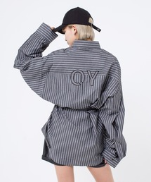 OY | 『OY/オーワイ』OVERSIZE STRIPE SHIRT/韓国ブランド オーバーサイズ ストライプ シャツ ボタンダウン(シャツ/ブラウス)