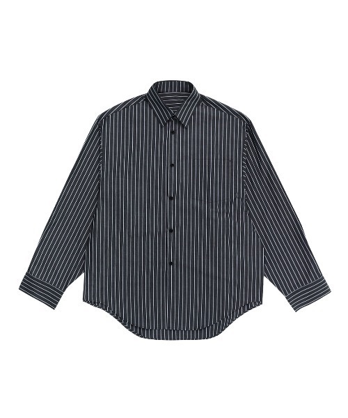 OY（オーワイ）の「『OY/オーワイ』OVERSIZE STRIPE SHIRT/オーバーサイズ ストライプ シャツ ボタンダウン（シャツ/ブラウス・メンズ・ホワイト/ブルー/ブラック・FREE）」の8枚目の写真