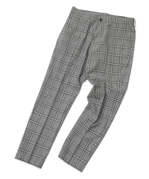 MEN'S BIGI（メンズビギ）の「【尾州産生地】ON/OFF兼用ウールチェックパンツ（スラックス・メンズ・ネイビー/グレー・01/03/02/04）」の10枚目の写真