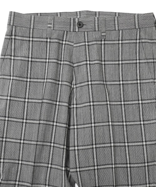 MEN'S BIGI（メンズビギ）の「【尾州産生地】ON/OFF兼用ウールチェックパンツ（スラックス・メンズ・ネイビー/グレー・01/03/02/04）」の14枚目の写真