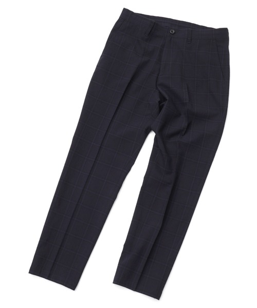 MEN'S BIGI（メンズビギ）の「【尾州産生地】ON/OFF兼用ウールチェックパンツ（スラックス・メンズ・ネイビー/グレー・01/03/02/04）」の18枚目の写真