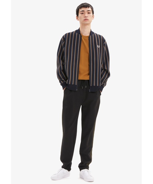 FRED PERRY（フレッドペリー）の「Striped Bomber Jacket（ブルゾン