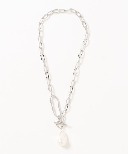 シルバー ゴールド セール チェーンボールネックレス ネックレス シルバー ゴールド ミックス ネックレス Voov ブーブ のファッション