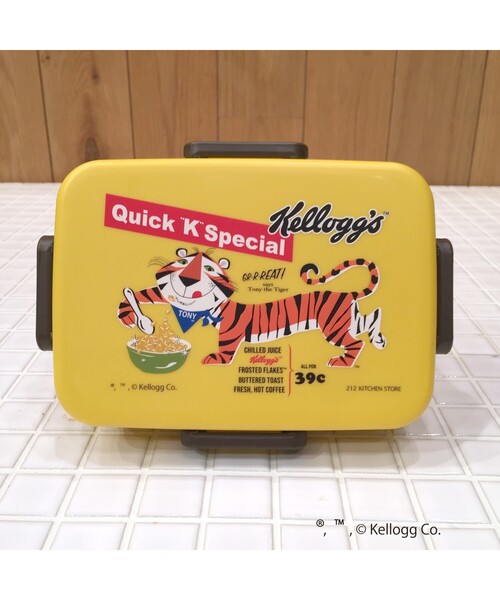 ランチBOX セール】Kellogg's (ケロッグ) 4点ロックランチボックス EAT