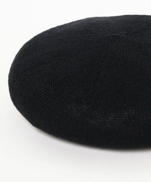 BEAMS（ビームス）の「BEAMS / リネン ベレー（ハンチング/ベレー帽・メンズ・ベージュ/チャコールグレー/ブラック・ONE SIZE）」の7枚目の写真