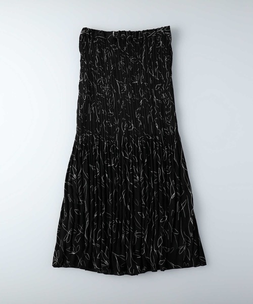 HONEYSUCKLE ROSE（ハニーサックルローズ）の「【HONEYSUCKLE ROSE】線画プリーツスカート（スカート・レディース・ライトベージュ/ブラック・M/L）」の20枚目の写真