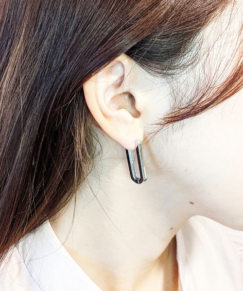 BROTHERHOOD（ブラザーフッド）の「【earyear】デコレイテッドピアス（ピアス（両耳用）・レディース・A/シルバー/ゴールド/B/C/G/F/I/D/H/E・FREE）」の4枚目の写真