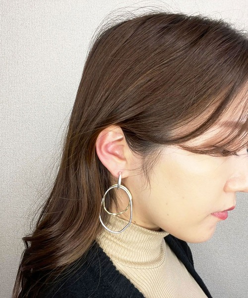 BROTHERHOOD（ブラザーフッド）の「【earyear】デコレイテッドピアス（ピアス（両耳用）・レディース・A/シルバー/ゴールド/B/C/G/F/I/D/H/E・FREE）」の8枚目の写真