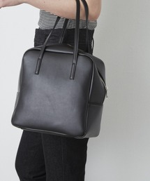 Aunt Marie's | レザースクエアボストン/AUNT MARIE'S(ボストンバッグ)