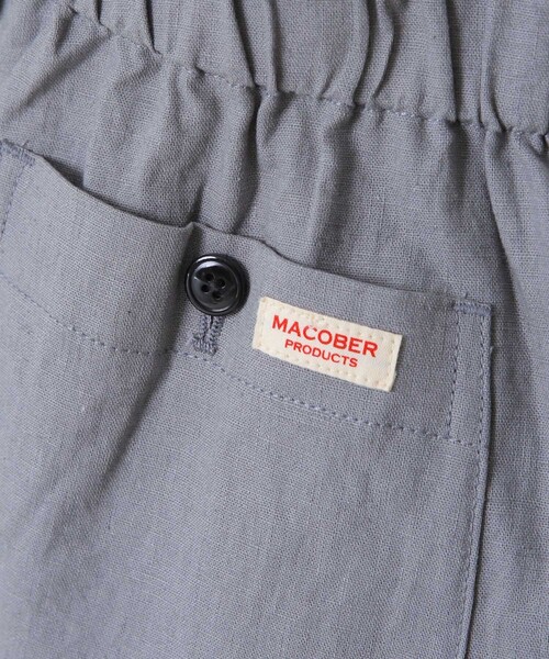 FREAK'S STORE（フリークスストア）の「【WEB限定】MACOBER/マコバー　別注コットンリネンフレンチワークパンツ（スラックス・レディース・ブラック/ベージュ/ナチュラル/サックスブルー・38/36）」の5枚目の写真