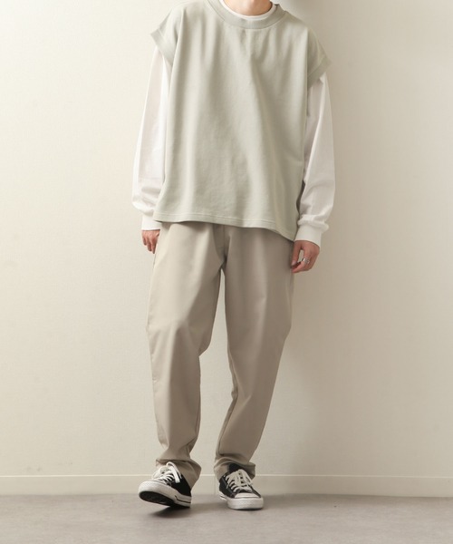 ZIP FIVE(ジップファイブ)の「【ZIP FIVE】カノコビッグニットベスト(ベスト・レディース・ベージュ/グレー/ブルー・MEDIUM/LARGE)」の9枚目の写真