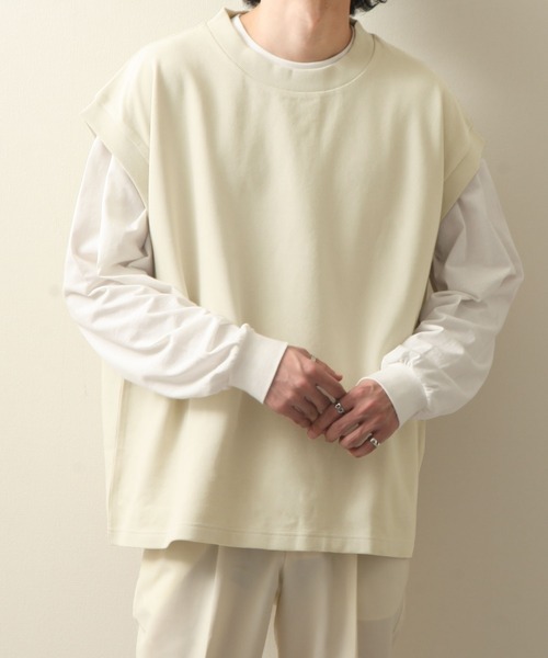 ZIP FIVE(ジップファイブ)の「【ZIP FIVE】カノコビッグニットベスト(ベスト・レディース・ベージュ/グレー/ブルー・MEDIUM/LARGE)」の18枚目の写真