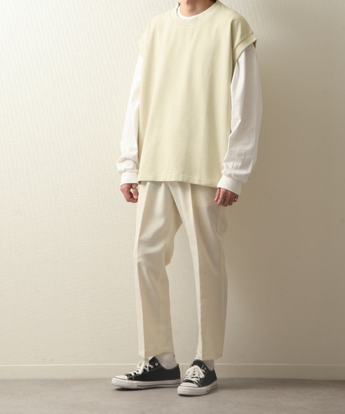 ZIP FIVE(ジップファイブ)の「【ZIP FIVE】カノコビッグニットベスト(ベスト・レディース・ベージュ/グレー/ブルー・MEDIUM/LARGE)」の13枚目の写真