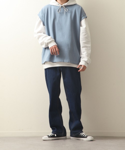 ZIP FIVE(ジップファイブ)の「【ZIP FIVE】カノコビッグニットベスト(ベスト・レディース・ベージュ/グレー/ブルー・MEDIUM/LARGE)」の19枚目の写真