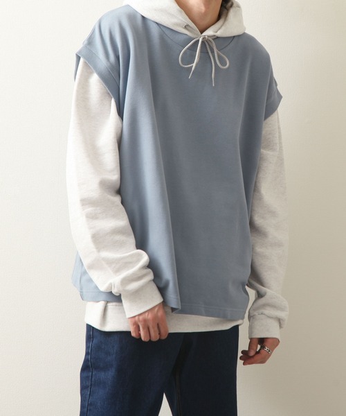 ZIP FIVE(ジップファイブ)の「【ZIP FIVE】カノコビッグニットベスト(ベスト・レディース・ベージュ/グレー/ブルー・MEDIUM/LARGE)」の16枚目の写真