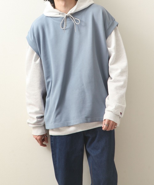 ZIP FIVE(ジップファイブ)の「【ZIP FIVE】カノコビッグニットベスト(ベスト・レディース・ベージュ/グレー/ブルー・MEDIUM/LARGE)」の20枚目の写真