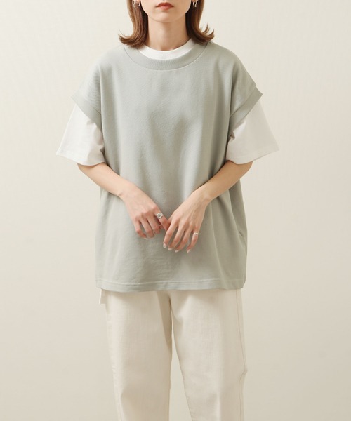 ZIP FIVE(ジップファイブ)の「【ZIP FIVE】カノコビッグニットベスト(ベスト・レディース・ベージュ/グレー/ブルー・MEDIUM/LARGE)」の22枚目の写真