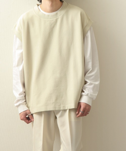 ZIP FIVE(ジップファイブ)の「【ZIP FIVE】カノコビッグニットベスト(ベスト・レディース・ベージュ/グレー/ブルー・MEDIUM/LARGE)」の6枚目の写真