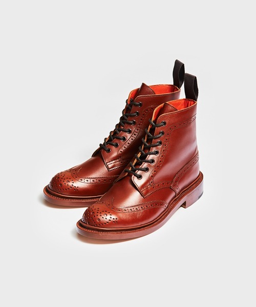 Tricker's（トリッカーズ）の「Tricker's L5676 STEPHY / LEATHER SOLE / BROGUE BOOT（ブーツ・レディース・ブラック/ダークブラウン/ブラウン/ライトブラウン・UK5/UK6/UK3.5/UK5.5/UK4.5/UK3/UK6.5/UK4）」の3枚目の写真