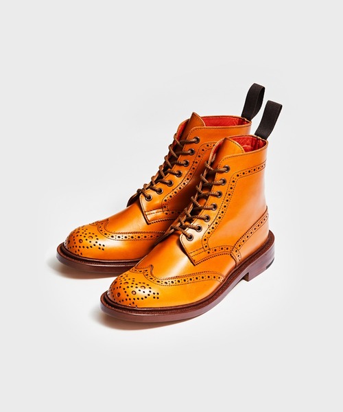 Tricker's（トリッカーズ）の「Tricker's L5676 STEPHY / LEATHER SOLE / BROGUE BOOT（ブーツ・レディース・ブラック/ダークブラウン/ブラウン/ライトブラウン・UK5/UK6/UK3.5/UK5.5/UK4.5/UK3/UK6.5/UK4）」の4枚目の写真