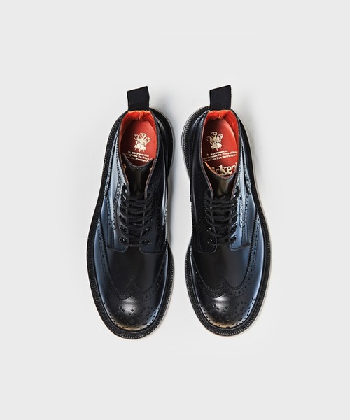 Tricker's（トリッカーズ）の「Tricker's L5676 STEPHY / LEATHER SOLE / BROGUE BOOT（ブーツ・レディース・ブラック/ダークブラウン/ブラウン/ライトブラウン・UK5/UK6/UK3.5/UK5.5/UK4.5/UK3/UK6.5/UK4）」の7枚目の写真