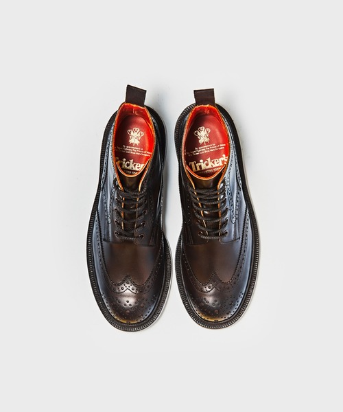 Tricker's（トリッカーズ）の「Tricker's L5676 STEPHY / LEATHER SOLE / BROGUE BOOT（ブーツ・レディース・ブラック/ダークブラウン/ブラウン/ライトブラウン・UK5/UK6/UK3.5/UK5.5/UK4.5/UK3/UK6.5/UK4）」の9枚目の写真