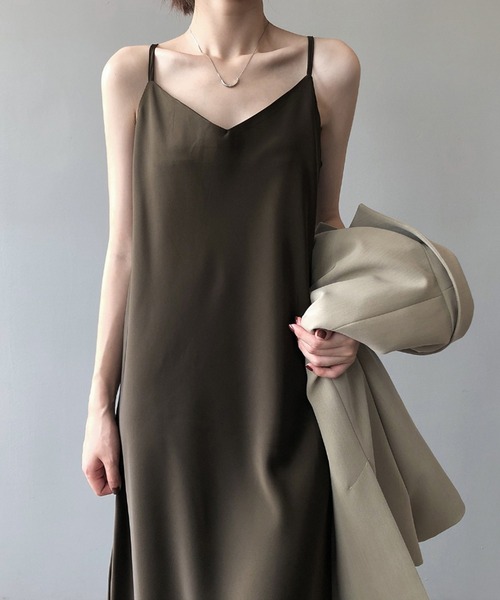 aimoha(アイモハ)の「キャミソールワンピース (SS)(ワンピース・レディース・ブラック/グリーン/チョコ・MEDIUM/LARGE)」の22枚目の写真