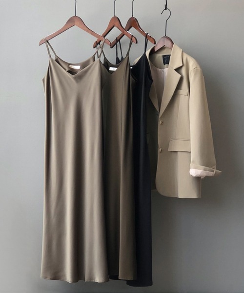 aimoha(アイモハ)の「キャミソールワンピース (SS)(ワンピース・レディース・ブラック/グリーン/チョコ・MEDIUM/LARGE)」の20枚目の写真