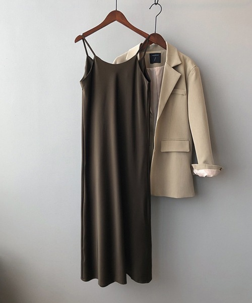 aimoha(アイモハ)の「キャミソールワンピース (SS)(ワンピース・レディース・ブラック/グリーン/チョコ・MEDIUM/LARGE)」の11枚目の写真