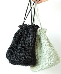 flowriri | 2WAYシャーリング巾着バッグ / ショルダーバッグ(ショルダーバッグ)