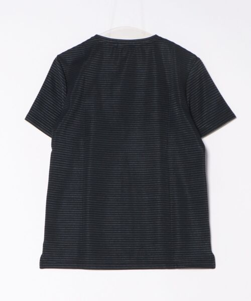 MONSIEUR NICOLE（ムッシュニコル）の「タックボーダーＴシャツ（Tシャツ/カットソー・メンズ・ブルー/ライトグレー/グレー/ホワイト/モカ・MEDIUM/LARGE/X-LARGE）」の15枚目の写真