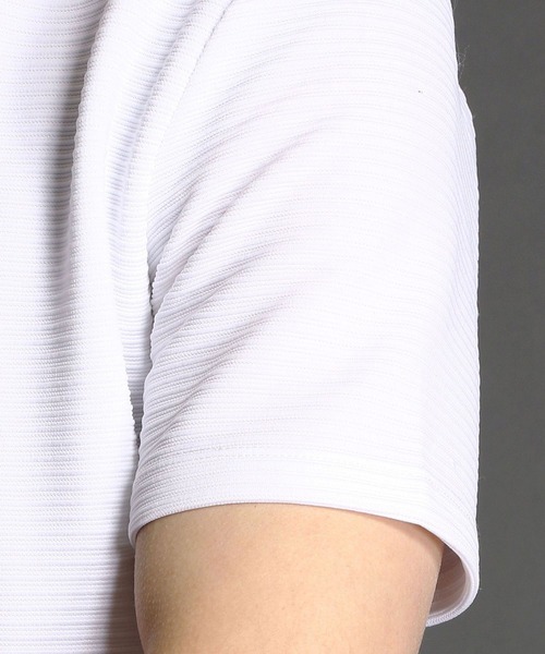 MONSIEUR NICOLE（ムッシュニコル）の「タックボーダーＴシャツ（Tシャツ/カットソー・メンズ・ブルー/ライトグレー/グレー/ホワイト/モカ・MEDIUM/LARGE/X-LARGE）」の6枚目の写真