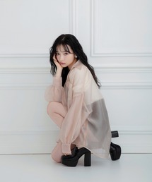 ANDGEEBEE | シアーシャツ(シャツ/ブラウス)