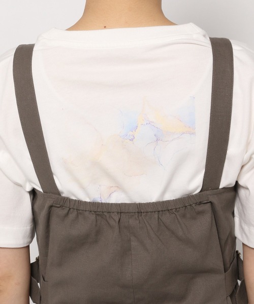 GLOBAL WORK（グローバルワーク）の「リネンコンSETUPワンピース【MATINEE LINE】/940059（ワンピース・レディース・グリーン系その他6/ダークブラウン/グレイッシュベージュ・FREE）」の16枚目の写真