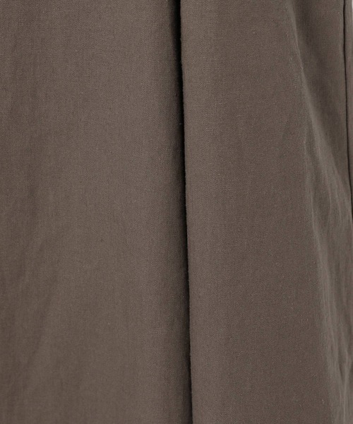 GLOBAL WORK（グローバルワーク）の「リネンコンSETUPワンピース【MATINEE LINE】/940059（ワンピース・レディース・グリーン系その他6/ダークブラウン/グレイッシュベージュ・FREE）」の5枚目の写真
