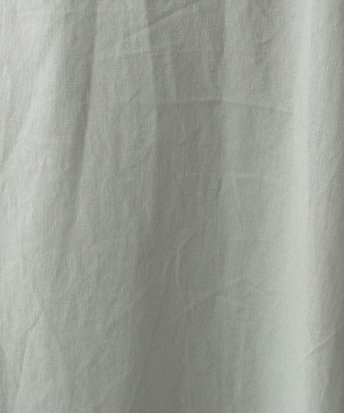 GLOBAL WORK（グローバルワーク）の「リネンコンSETUPワンピース【MATINEE LINE】/940059（ワンピース・レディース・グリーン系その他6/ダークブラウン/グレイッシュベージュ・FREE）」の14枚目の写真