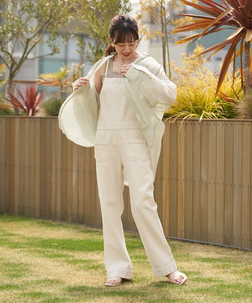 DISCOAT（ディスコート）の「【ZOZO限定】パイピングスクエアタンクトップ（タンクトップ・レディース・アイボリー/ブラック/グレイッシュベージュ・FREE）」の12枚目の写真