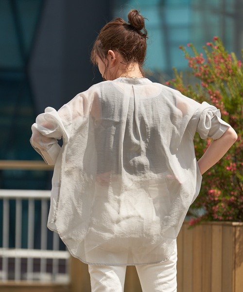 DISCOAT（ディスコート）の「【ZOZO限定】パイピングスクエアタンクトップ（タンクトップ・レディース・アイボリー/ブラック/グレイッシュベージュ・FREE）」の20枚目の写真