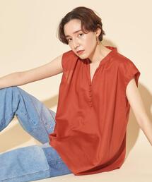 BEAUTY&YOUTH UNITED ARROWS | BY∴ ツイルボタンスキッパーブラウス -ウォッシャブル-(シャツ/ブラウス)